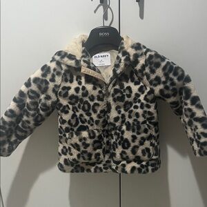 Old Navy Kids Animal Print Puffer Jacket